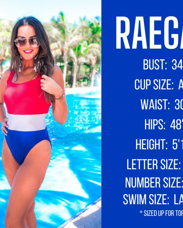 spring and summer model specs for RAEGAN