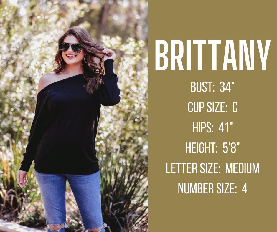 fall and winter model specs for BRITTANY