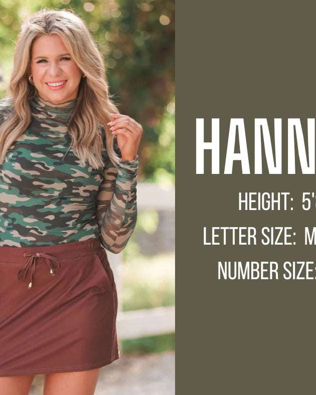 fall and winter model specs for HANNAH