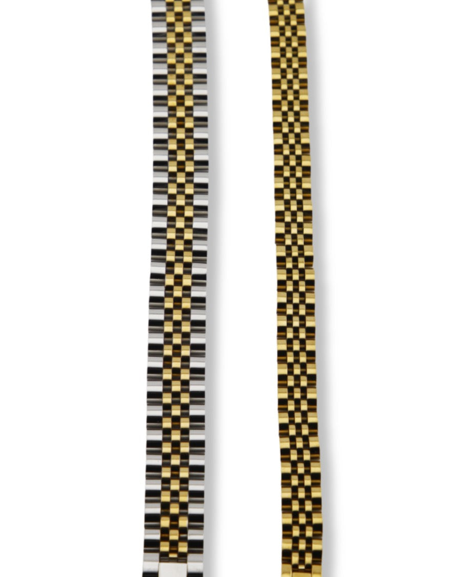 Chic Lifestyle Link Bracelet GOLD/SILVER (left) & Lavish Life Link Bracelet GOLD (right)