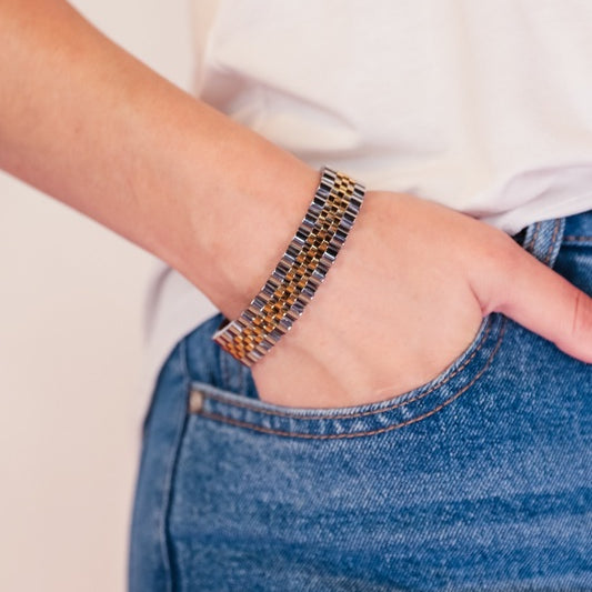Chic Lifestyle Link Bracelet GOLD/SILVER