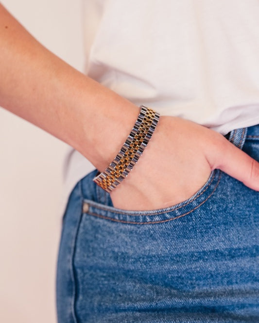 Chic Lifestyle Link Bracelet GOLD/SILVER