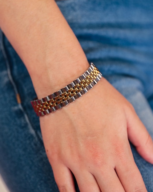 Chic Lifestyle Link Bracelet GOLD/SILVER