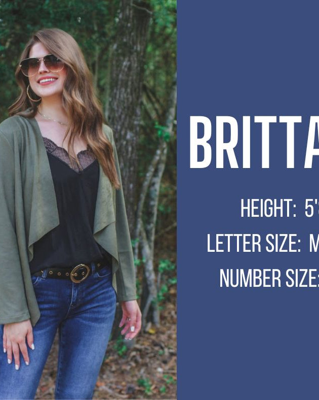 fall and winter model specs for BRITTANY