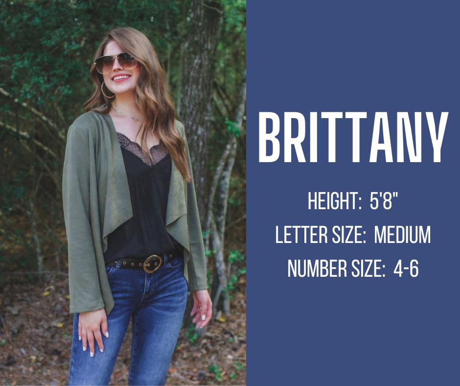 fall and winter model specs for BRITTANY