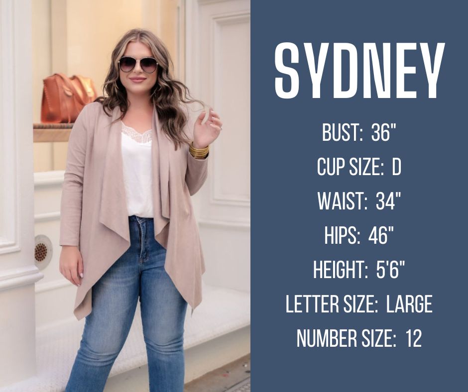 New York fall and winter model specs for SYDNEY