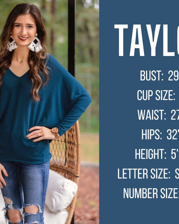 fall and winter model specs for TAYLOR