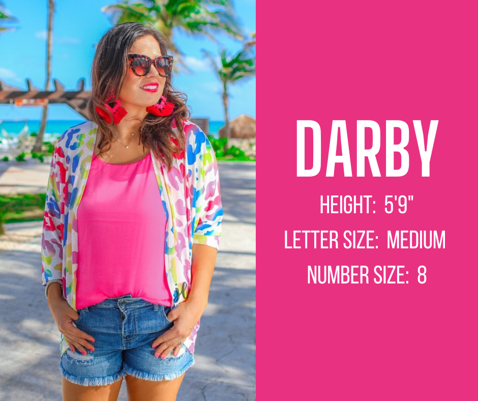 spring and summer model specs for DARBY