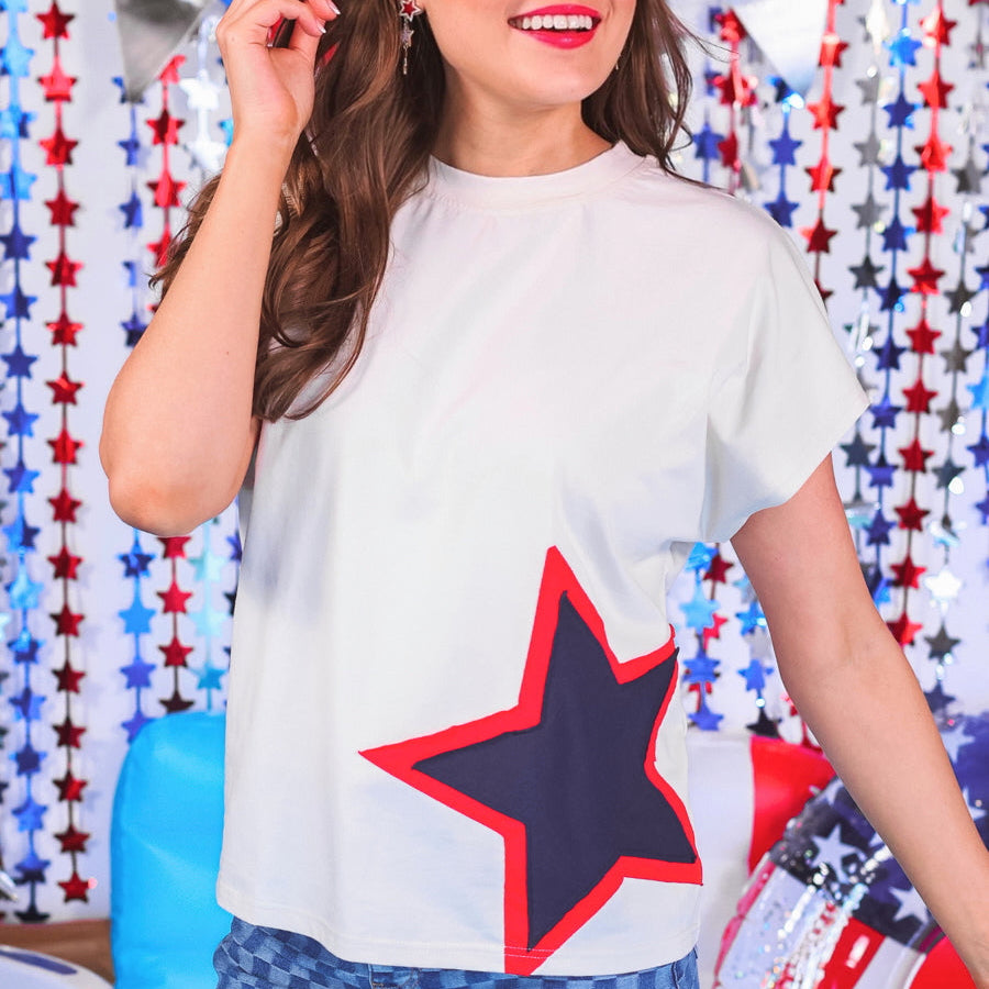 Simply Patriotic Star Top