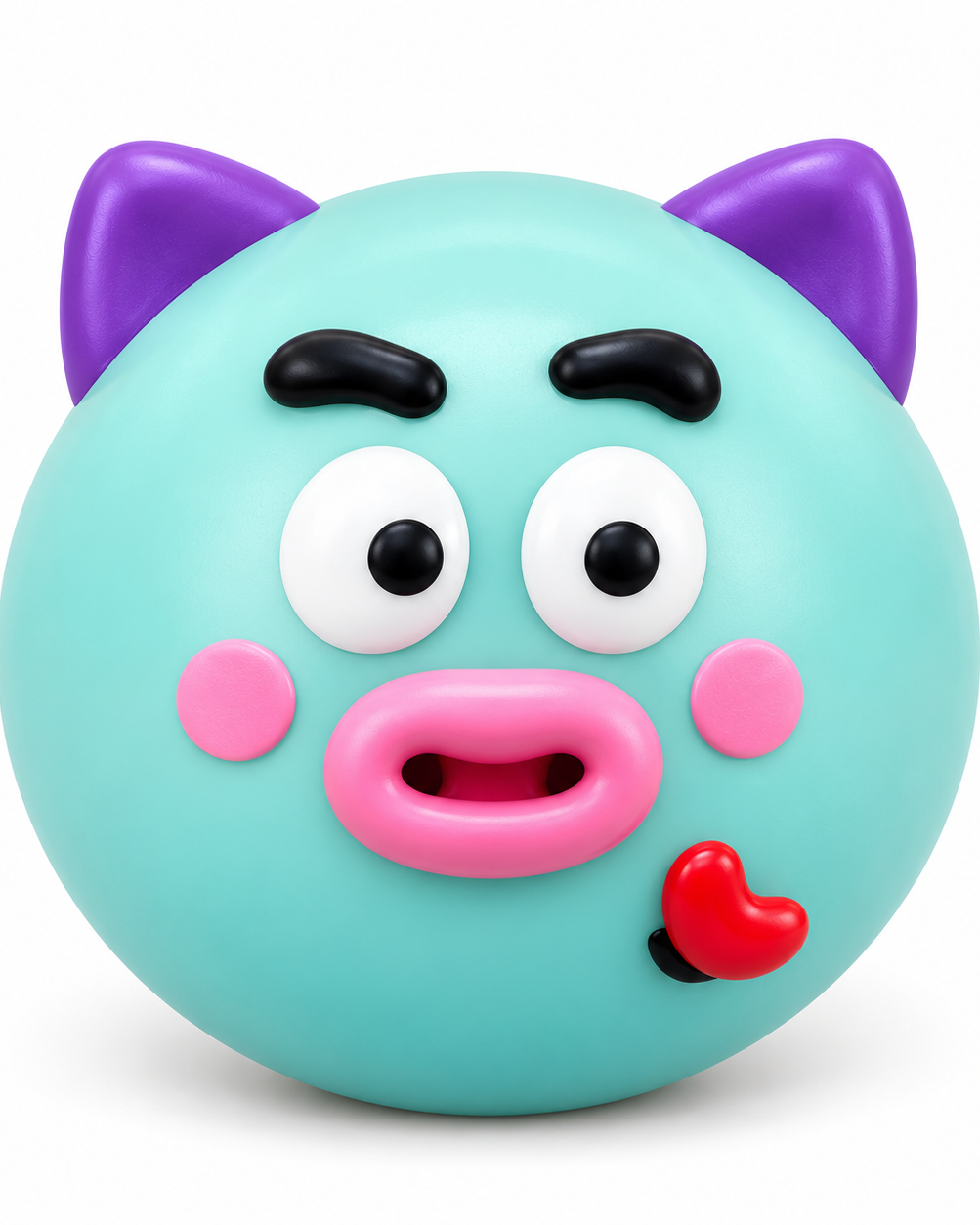 a round changeable face squishy balls with a soft matte-like surface, squeezable construction, assorted removable facial pieces, customizable expressions, vibrant color options, and individual packaging in mint