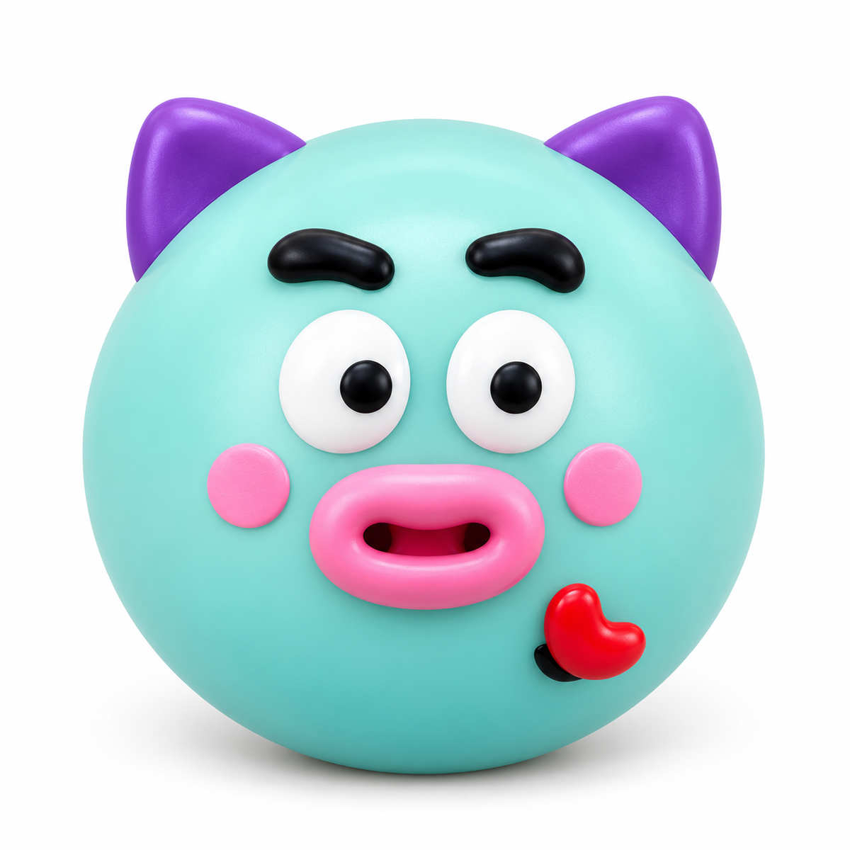 a round changeable face squishy balls with a soft matte-like surface, squeezable construction, assorted removable facial pieces, customizable expressions, vibrant color options, and individual packaging in mint