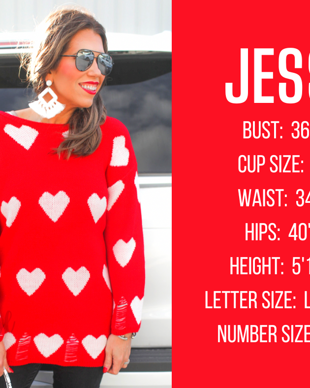 Valentine's Day model specs for JESS