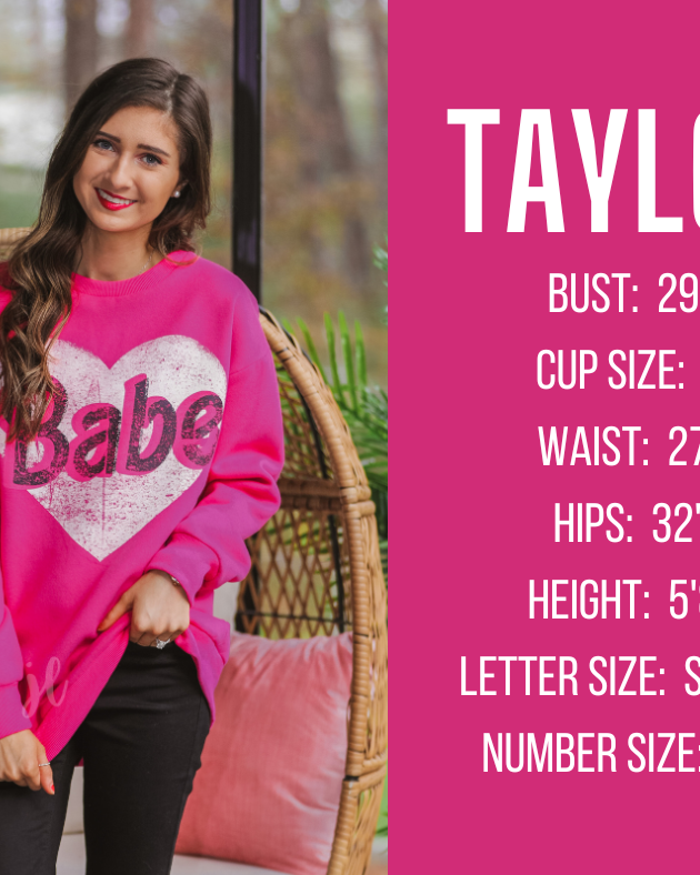 Valentine's Day model specs for TAYLOR