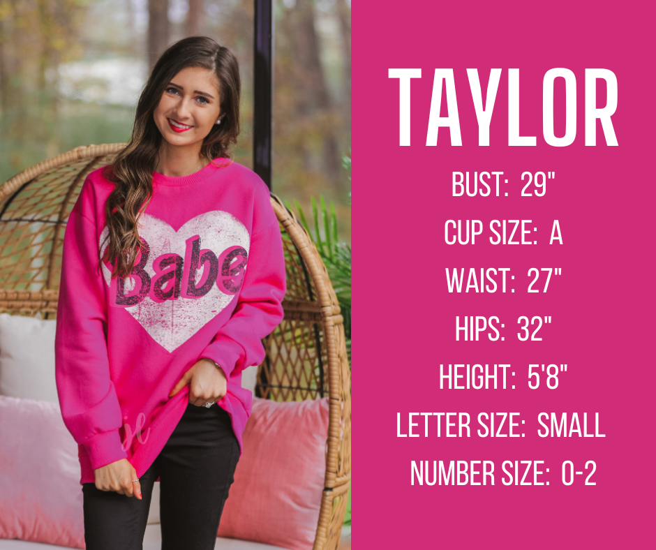 Valentine's Day model specs for TAYLOR