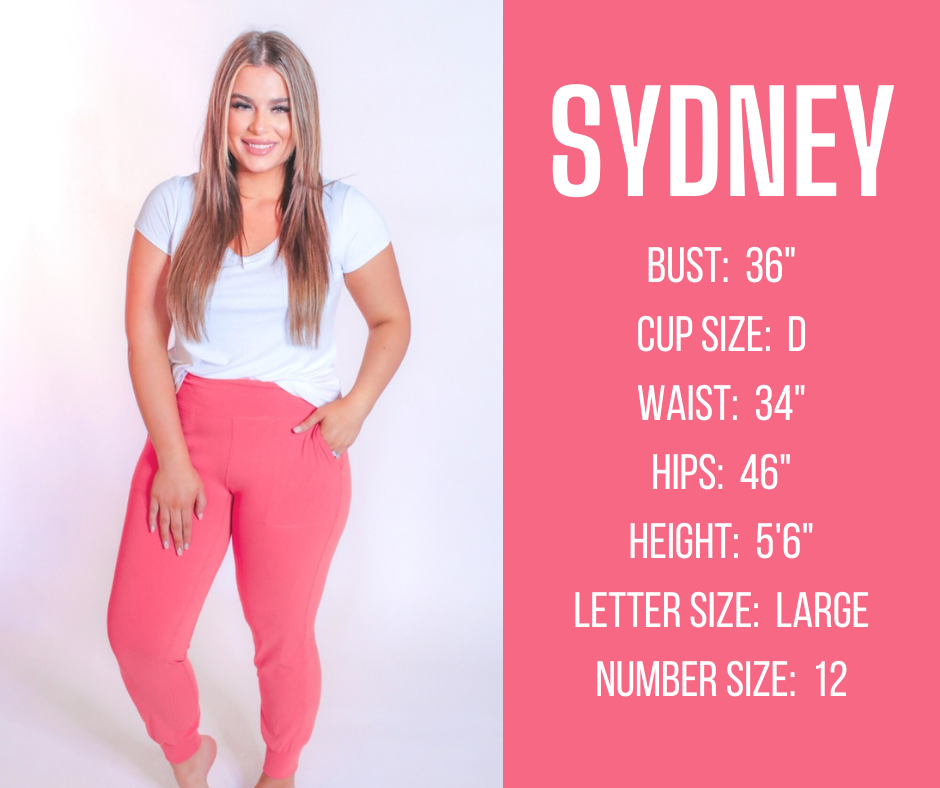 athleisure model specs for SYDNEY