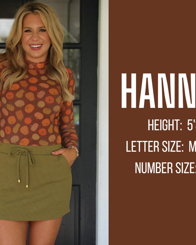 autumn model specs for HANNAH