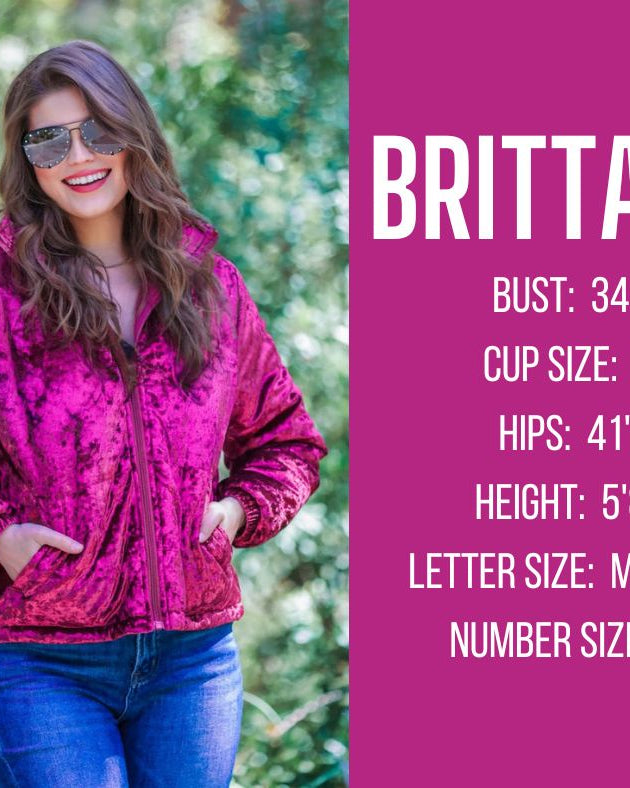 fall and winter model spec image for BRITTANY