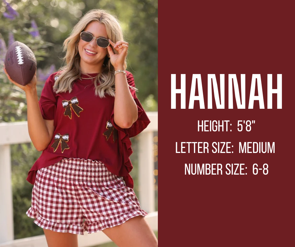 game day model specs for HANNAH