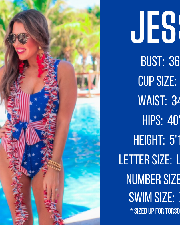 patriotic swim model specs for JESS