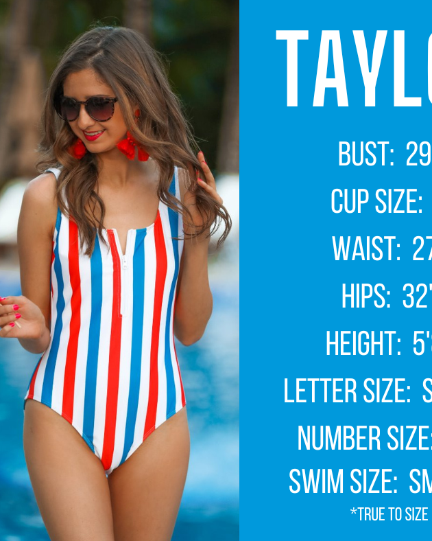 patriotic swim model specs for TAYLOR