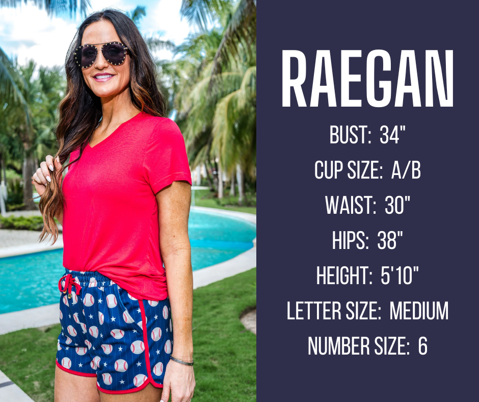 sports everyday shorts model specs for RAEGAN