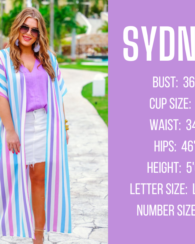 spring and summer model specs for SYNDEY