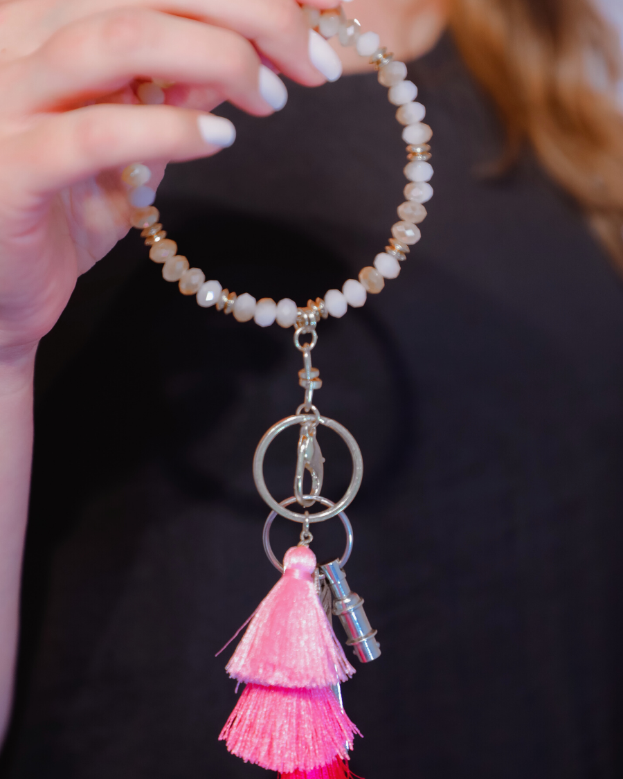 Coastal Drive Keychain Ring