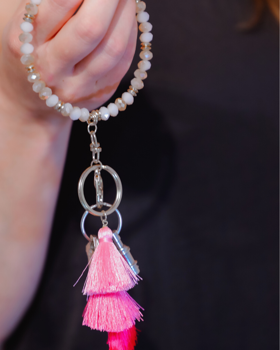 Coastal Drive Keychain Ring