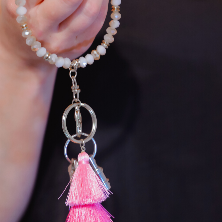 Coastal Drive Keychain Ring