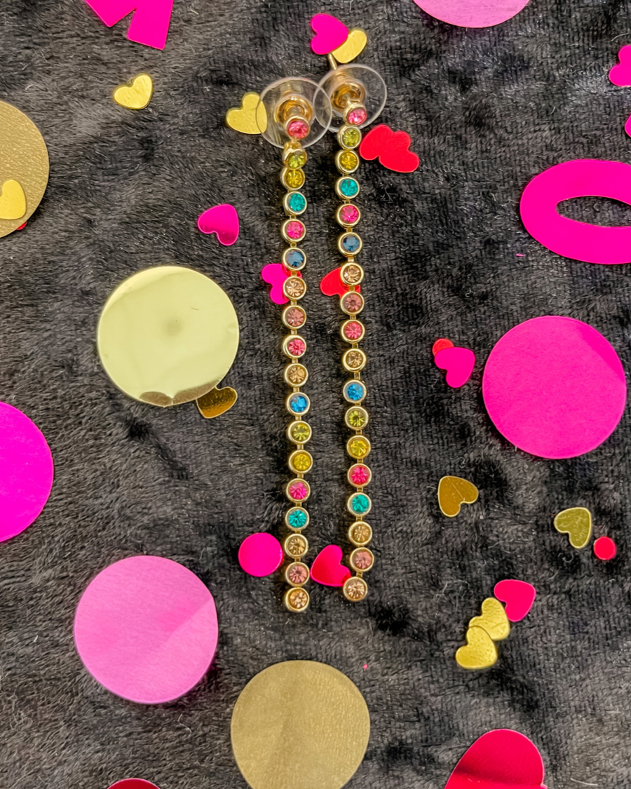 Elayana Multicolor Drop Earrings