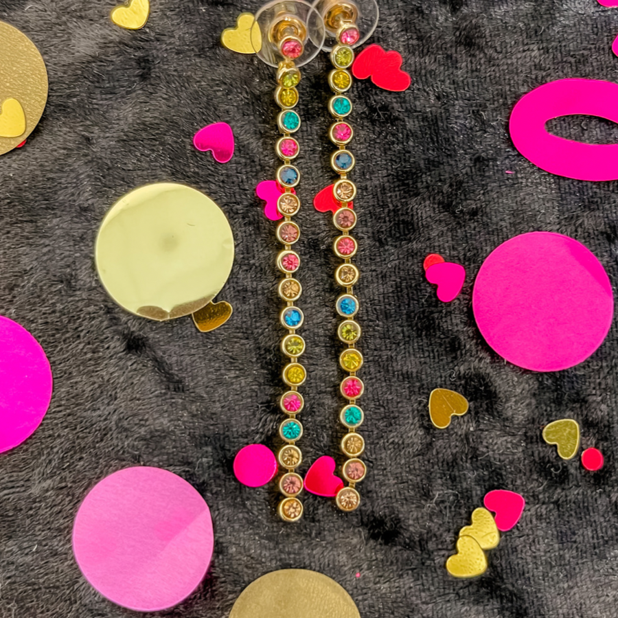 Elayana Multicolor Drop Earrings