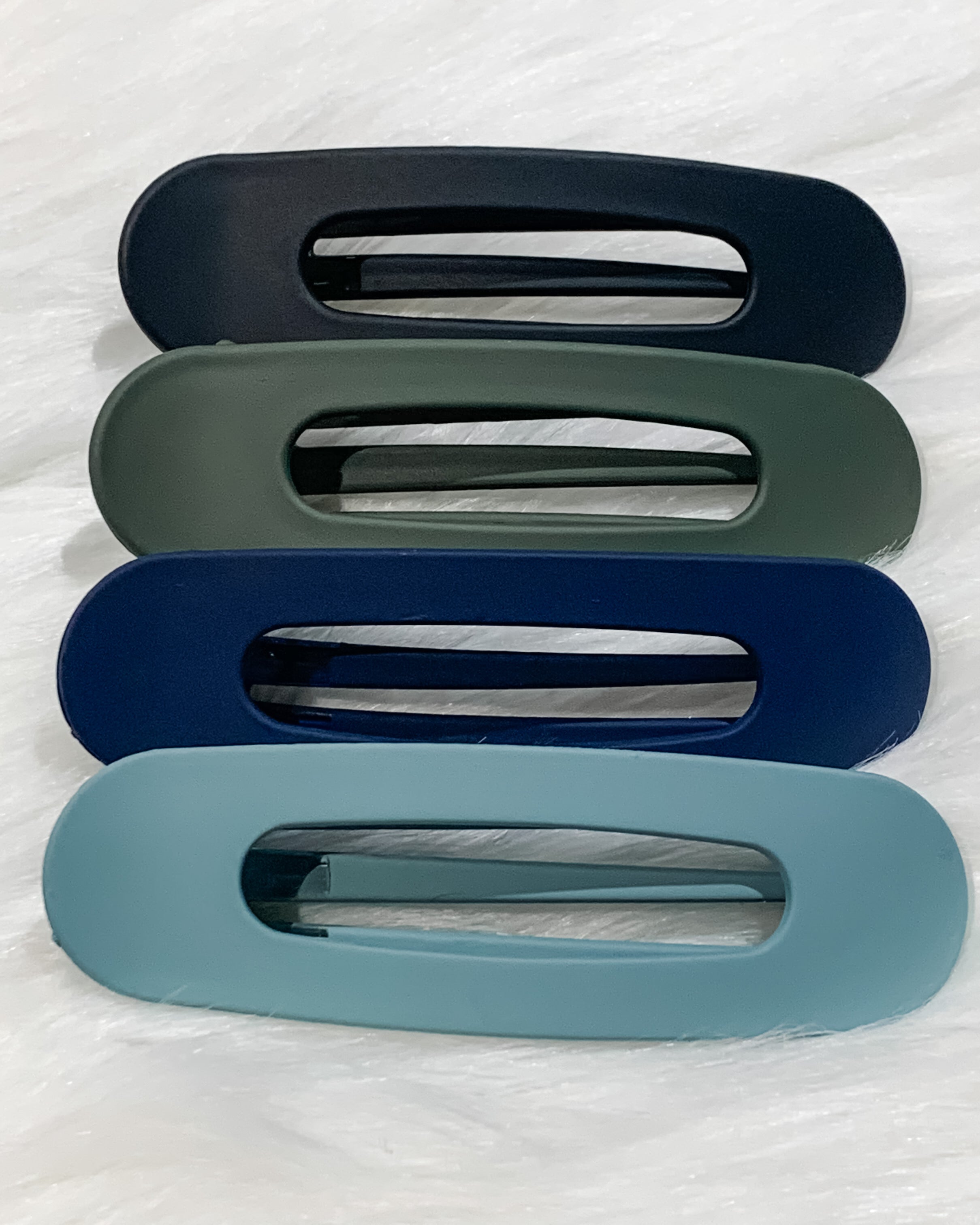 Raeh Spring Back Clip BLACK-HUNTER GREEN-NAVY-BLUE