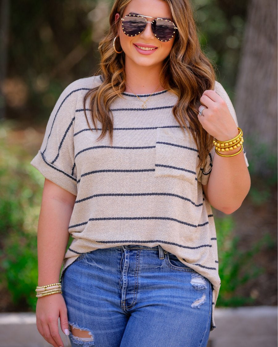 Jarrett Knit Pocket Top SYDNEY