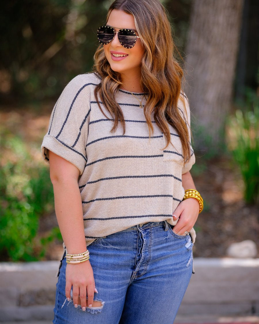 Jarrett Knit Pocket Top SYDNEY