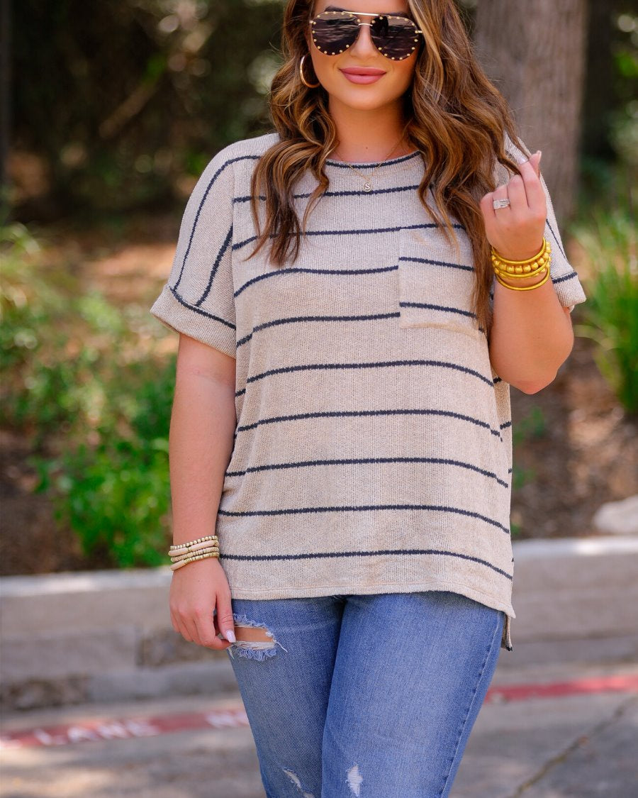 Jarrett Knit Pocket Top SYDNEY