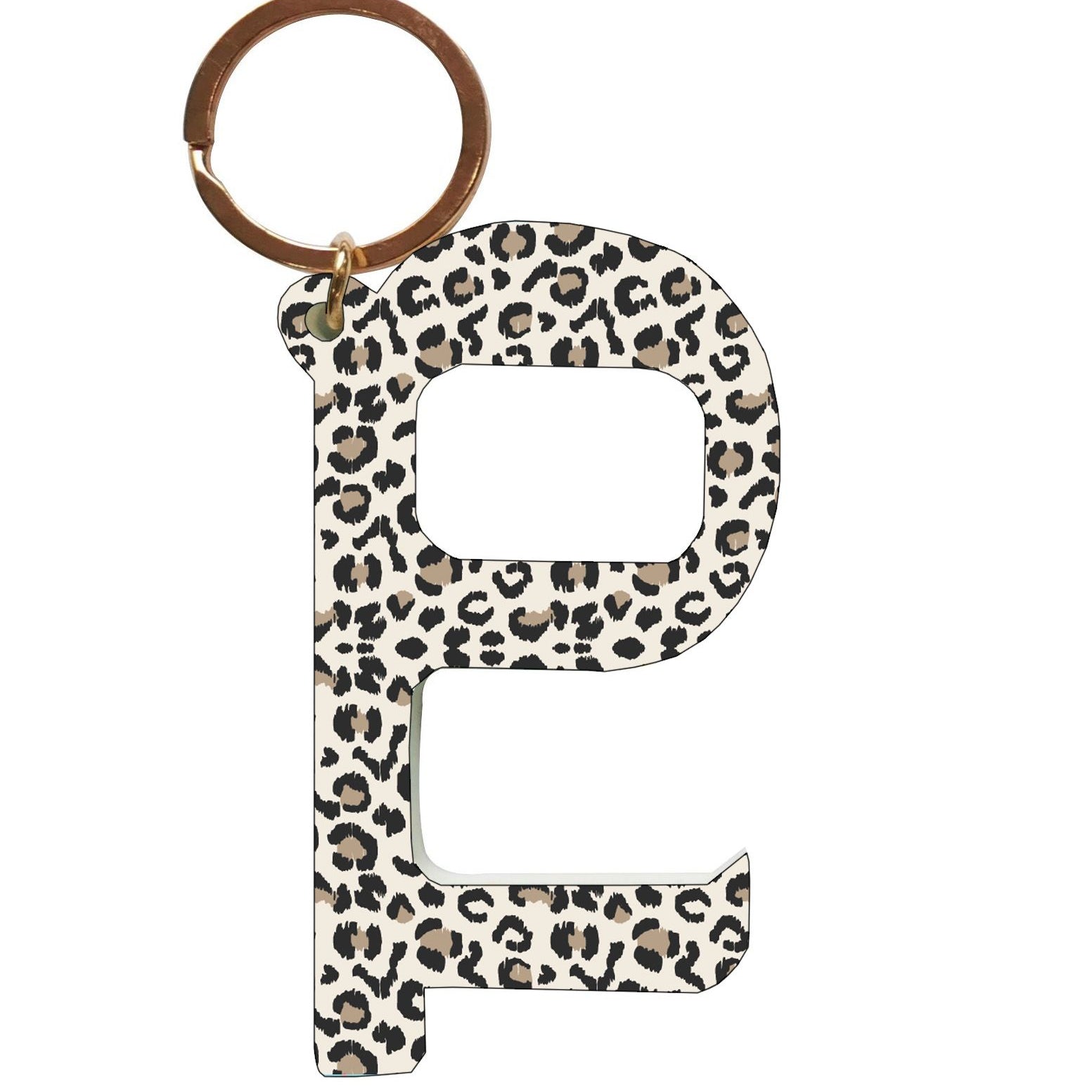 Hands Free Contactless Keys (Leopard Khaki Black)