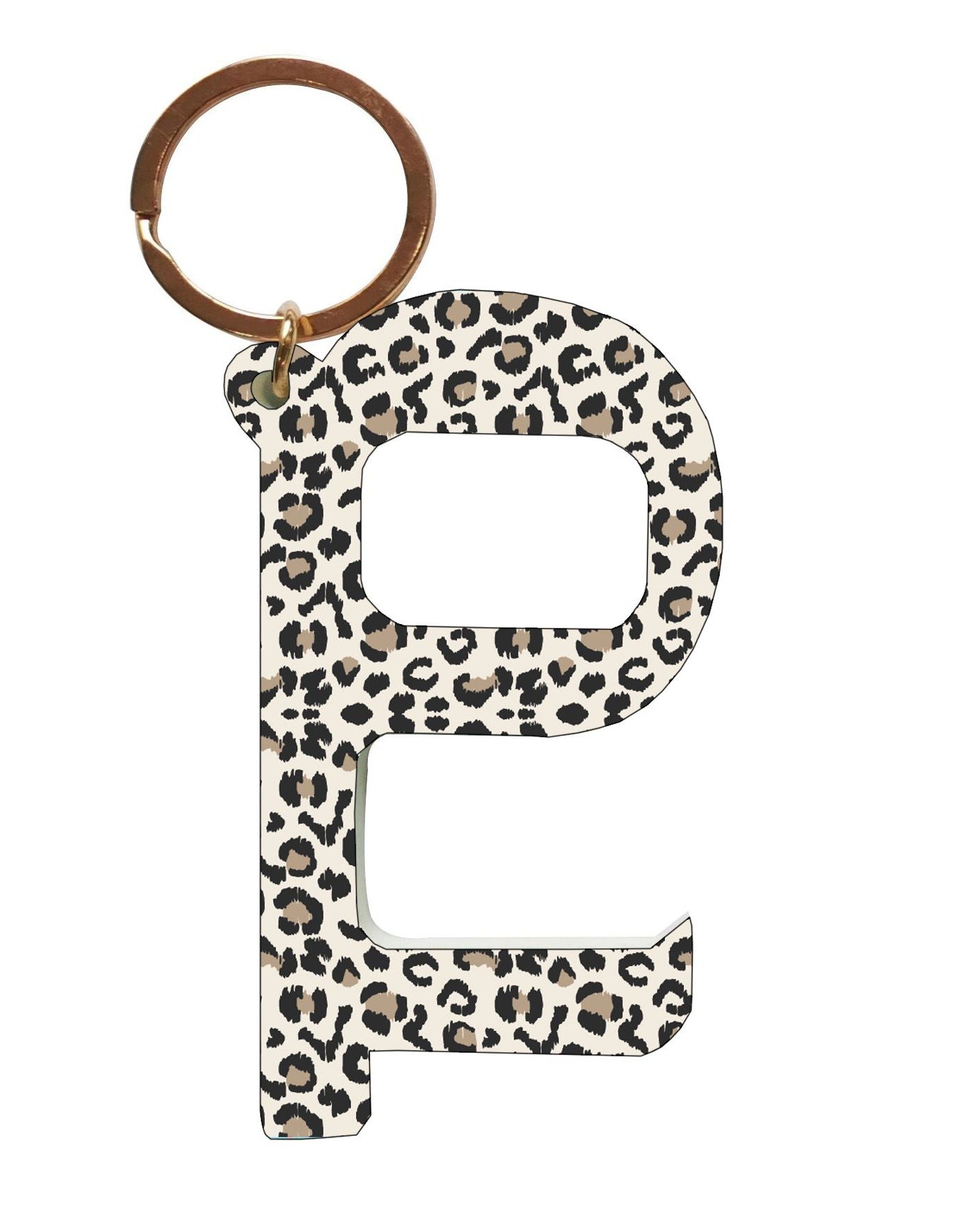 Hands Free Contactless Keys (Leopard Khaki Black)