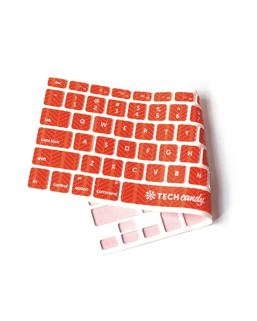 silicone keyboard cover available in road trip (orange)