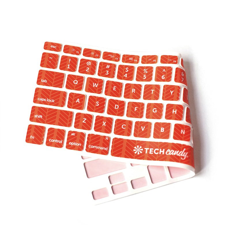 silicone keyboard cover available in road trip (orange)