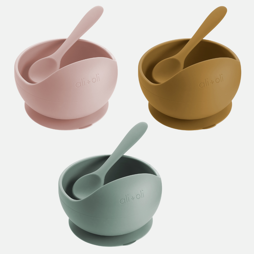 Silicone Suction Bowl & Spoon Set (Main)