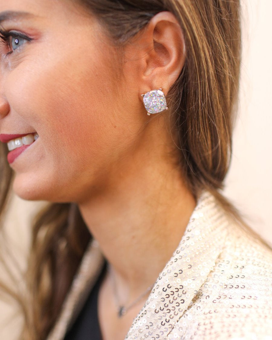 Sparkle For Days Earrings SILVER