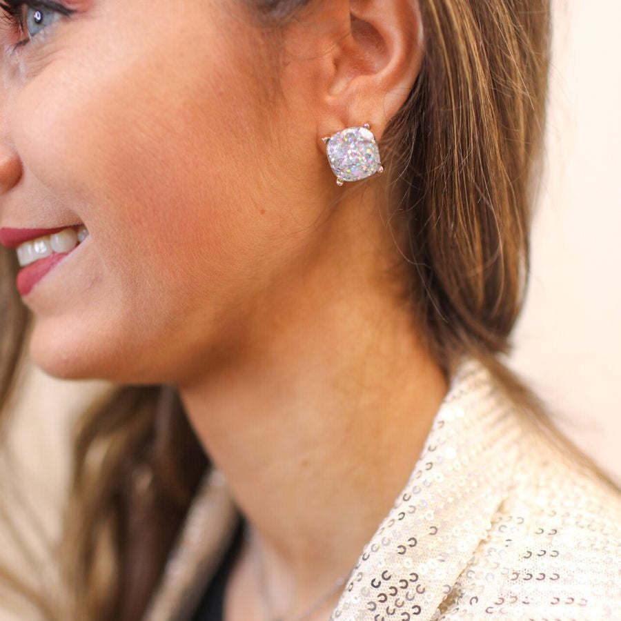 Sparkle For Days Earrings SILVER