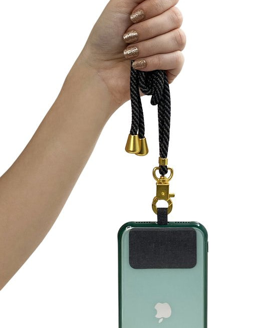 universal phone lanyard available in dark slate