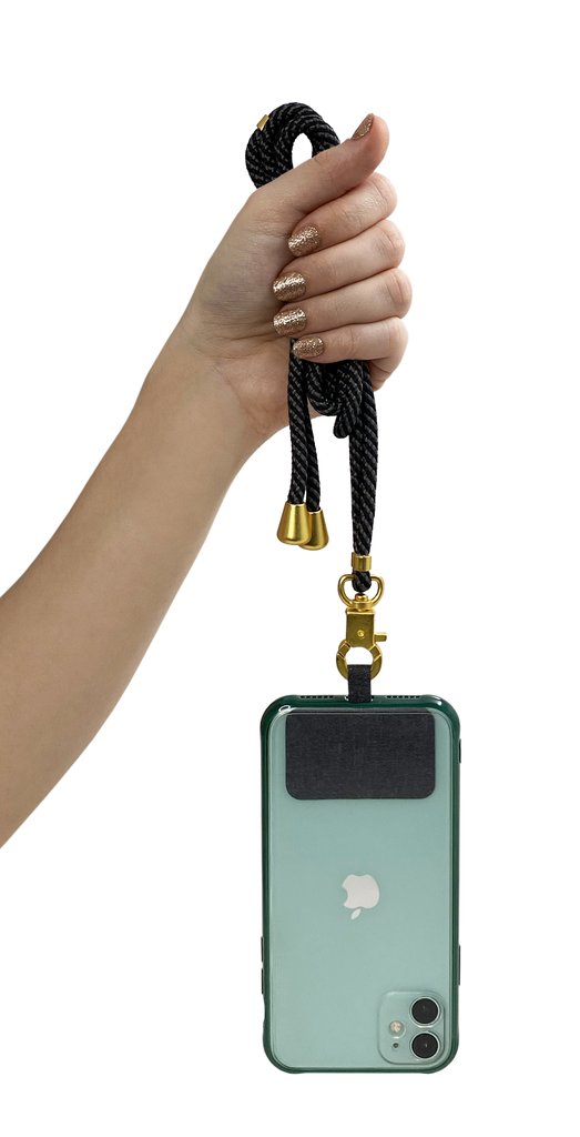 universal phone lanyard available in dark slate