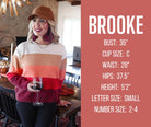 fall and winter model specs for BROOKE