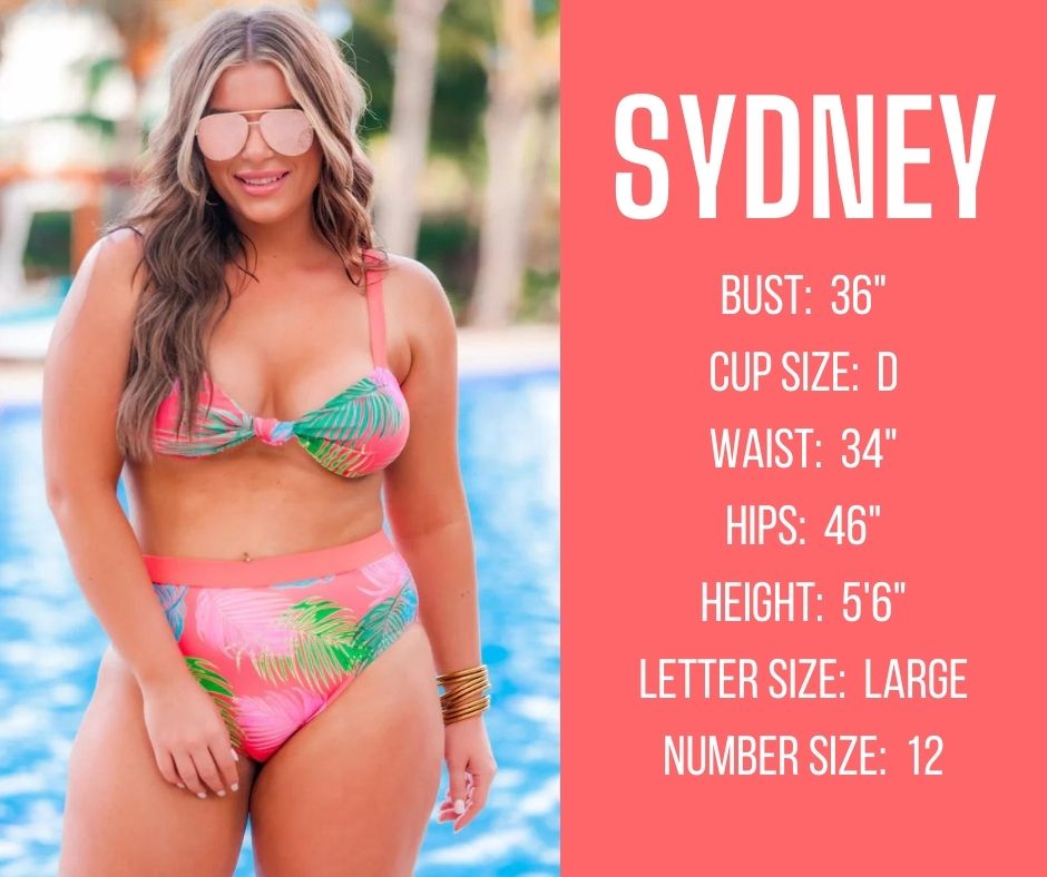 spring and summer model specs for SYDNEY