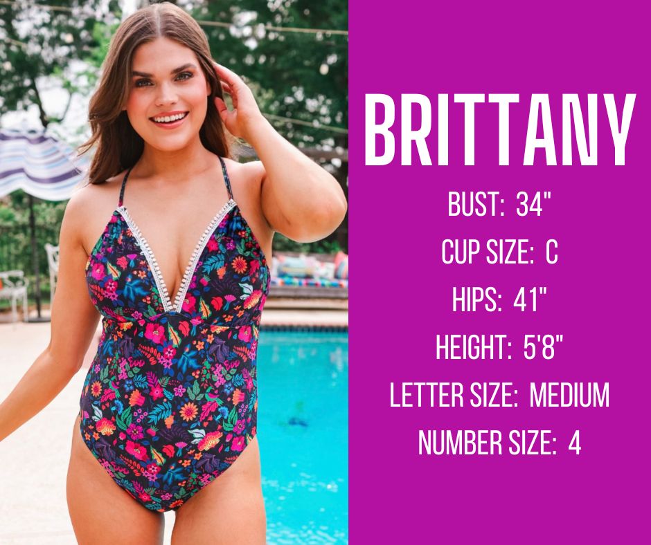 spring and summer model specs for BRITTNAY