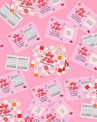 a 25-card bachelorette scratch-off dare card game with pink bridal designs, hidden silver panels, playful prompts, and a compact size for gifting, travel, favors, or GNO fun
