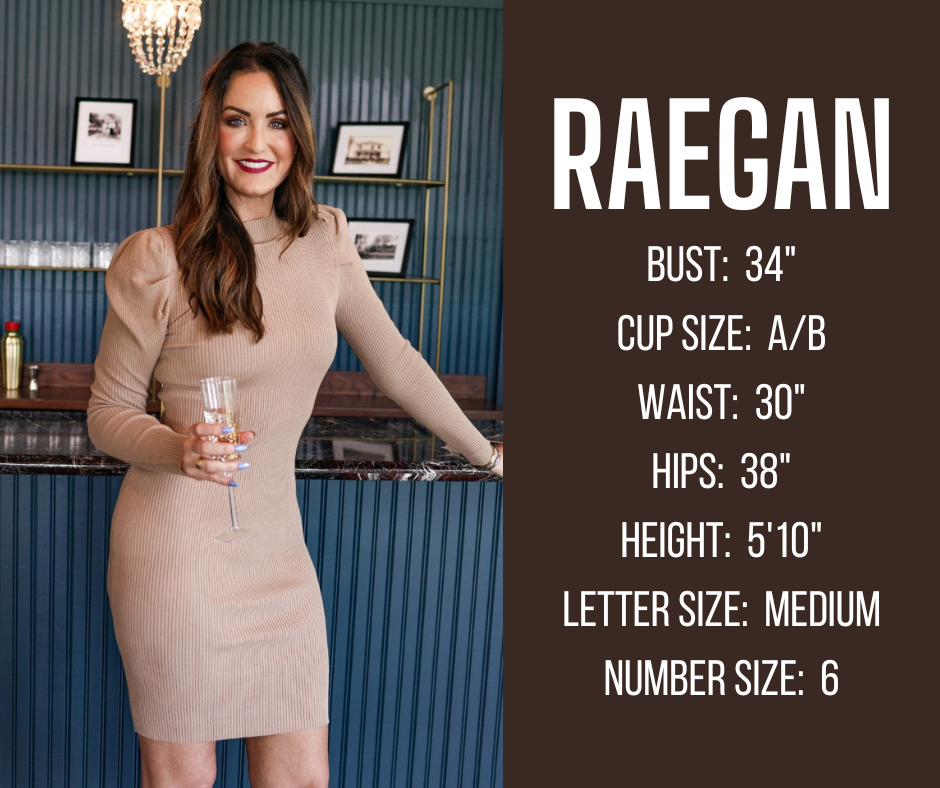 fall and winter model specs for RAEGAN