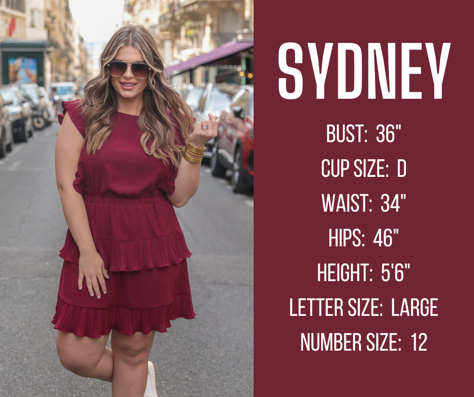 New York fall and winter model specs for SYDNEY
